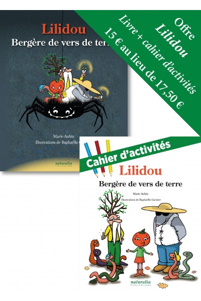 Duo cahier d'activités et livre Lilidou, bergère de vers de terre