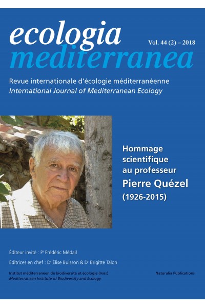 Ecologia mediterranea Vol. 44 (2) – 2018