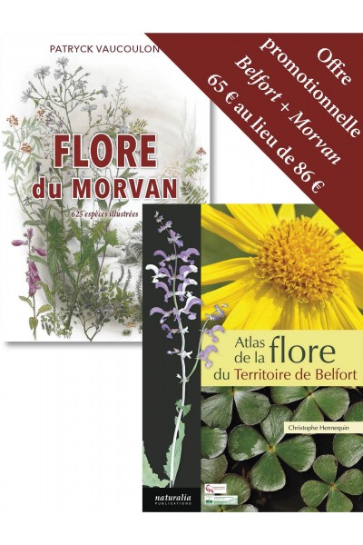 Offre promotionnelle Flore du Territoire de Belfort + Flore du Morvan